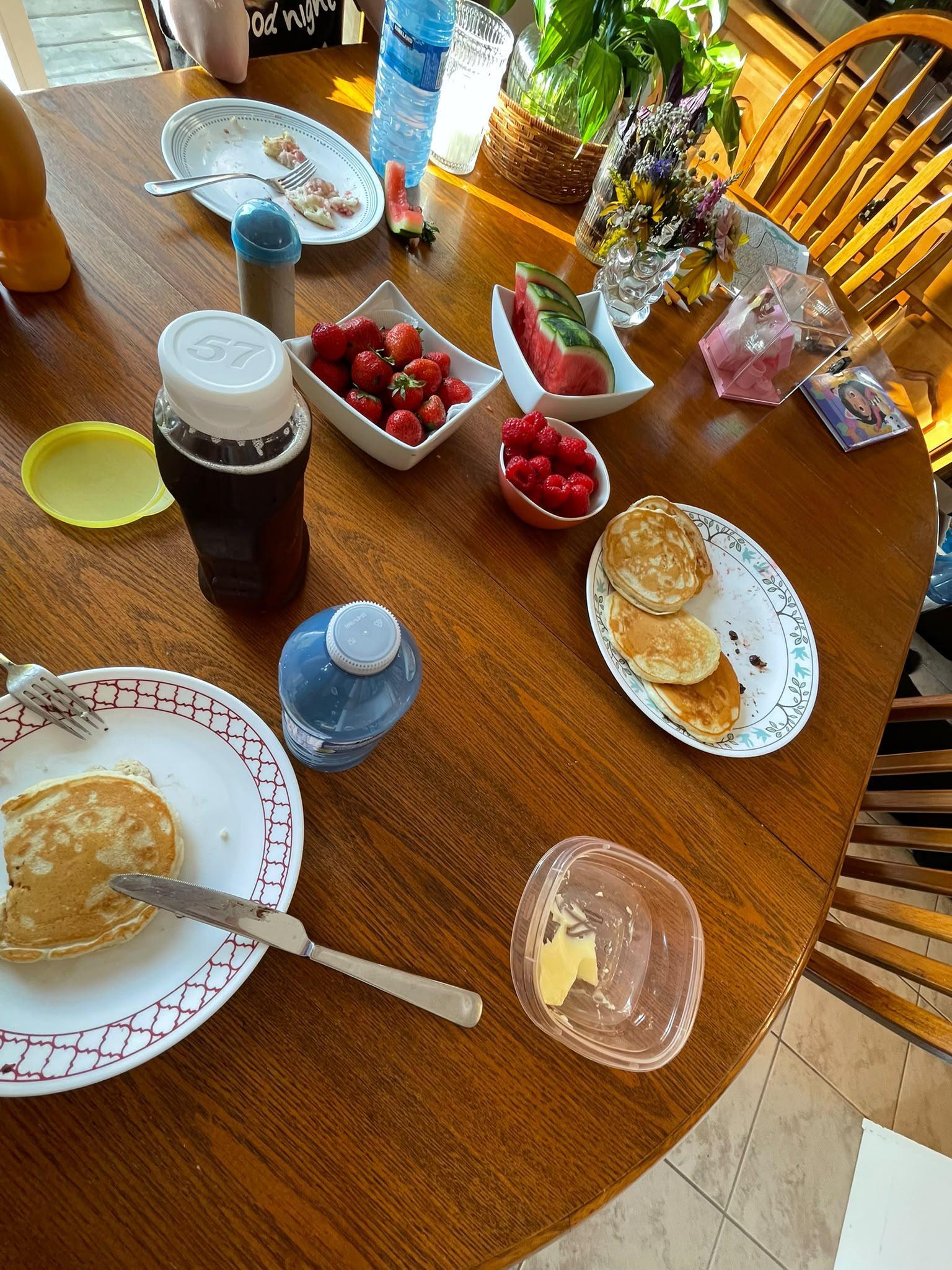 Desayuno típico Canadiense
